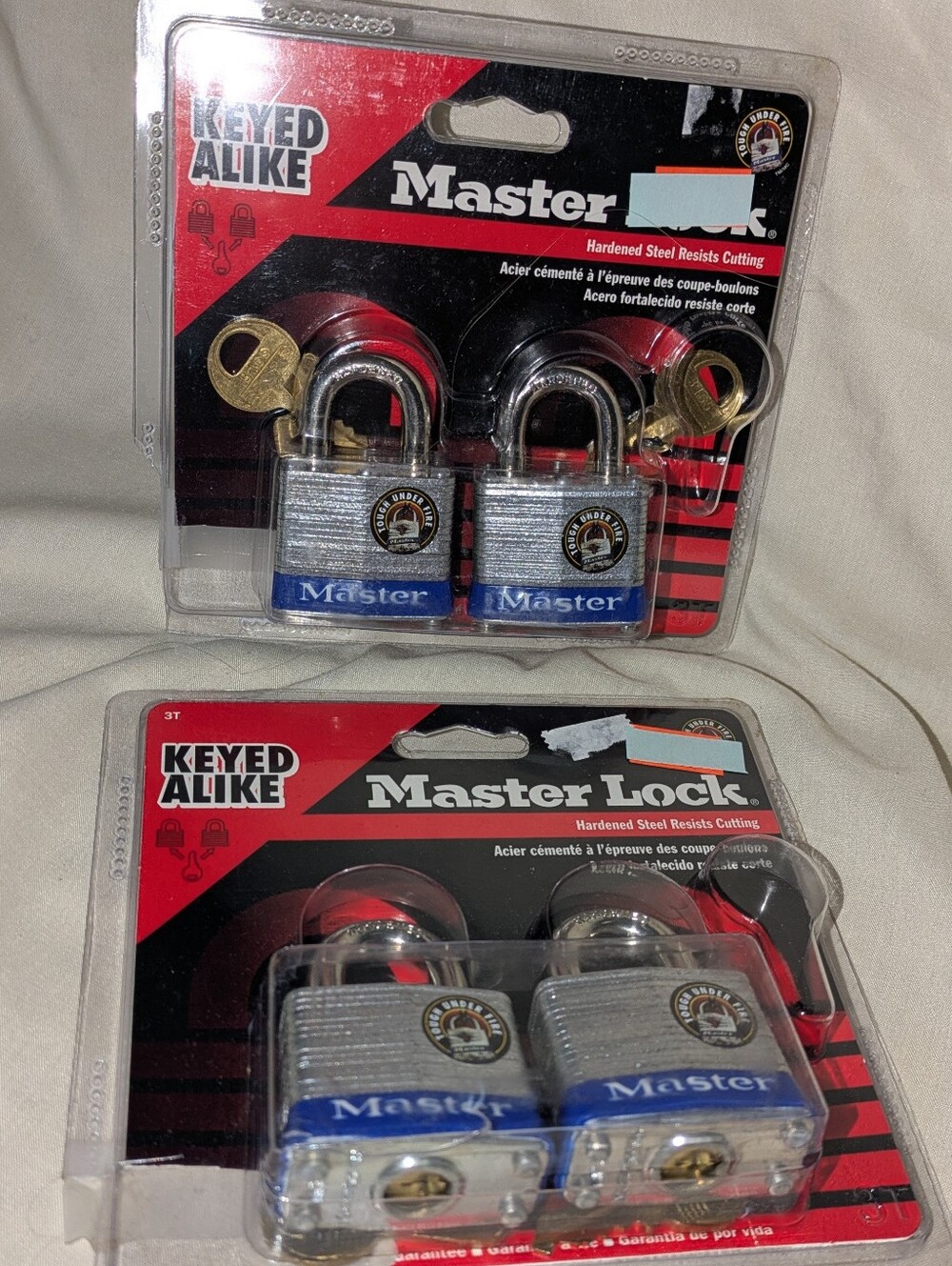 Master Lock Steel Padlocks NEW (2-Pack) 🔐